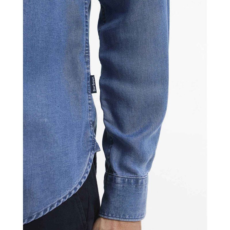Barbour Burnett Denim Tailored Long-Sleeved Shirt image number 2